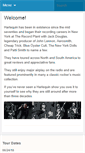 Mobile Screenshot of harlequintheband.com